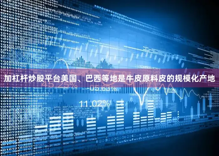 加杠杆炒股平台美国、巴西等地是牛皮原料皮的规模化产地